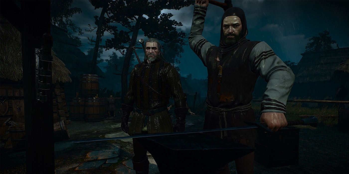 The Witcher 3: Going To A Blacksmith For The Upteenth Time