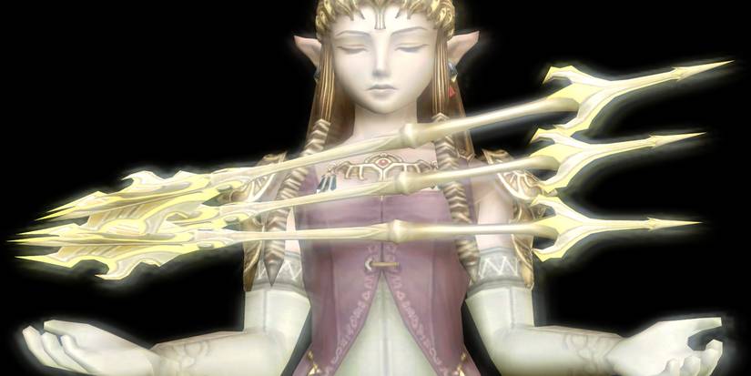 zelda with arrows
