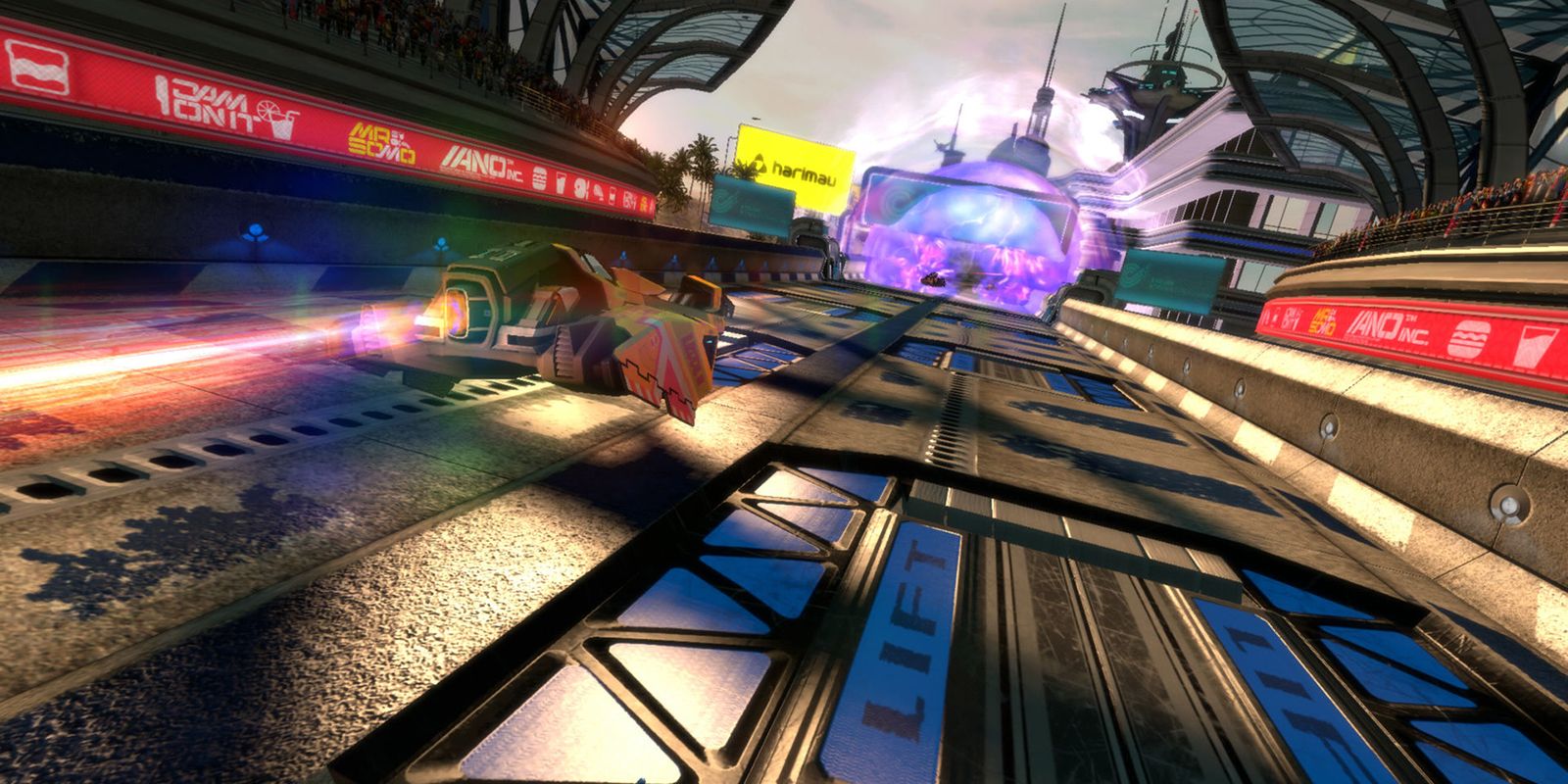 Wipeout HD - Racing gameplay