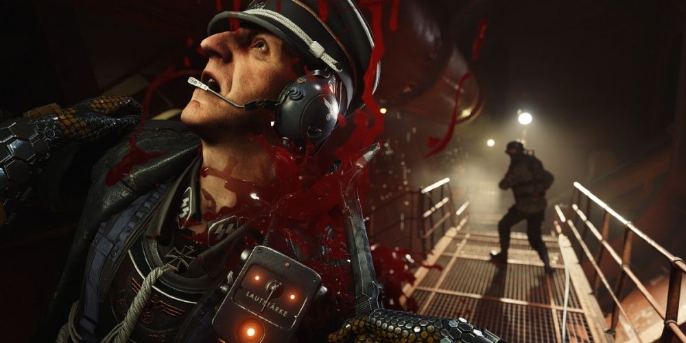 Wolfenstein II The New Colossus Shooting Person In The Back