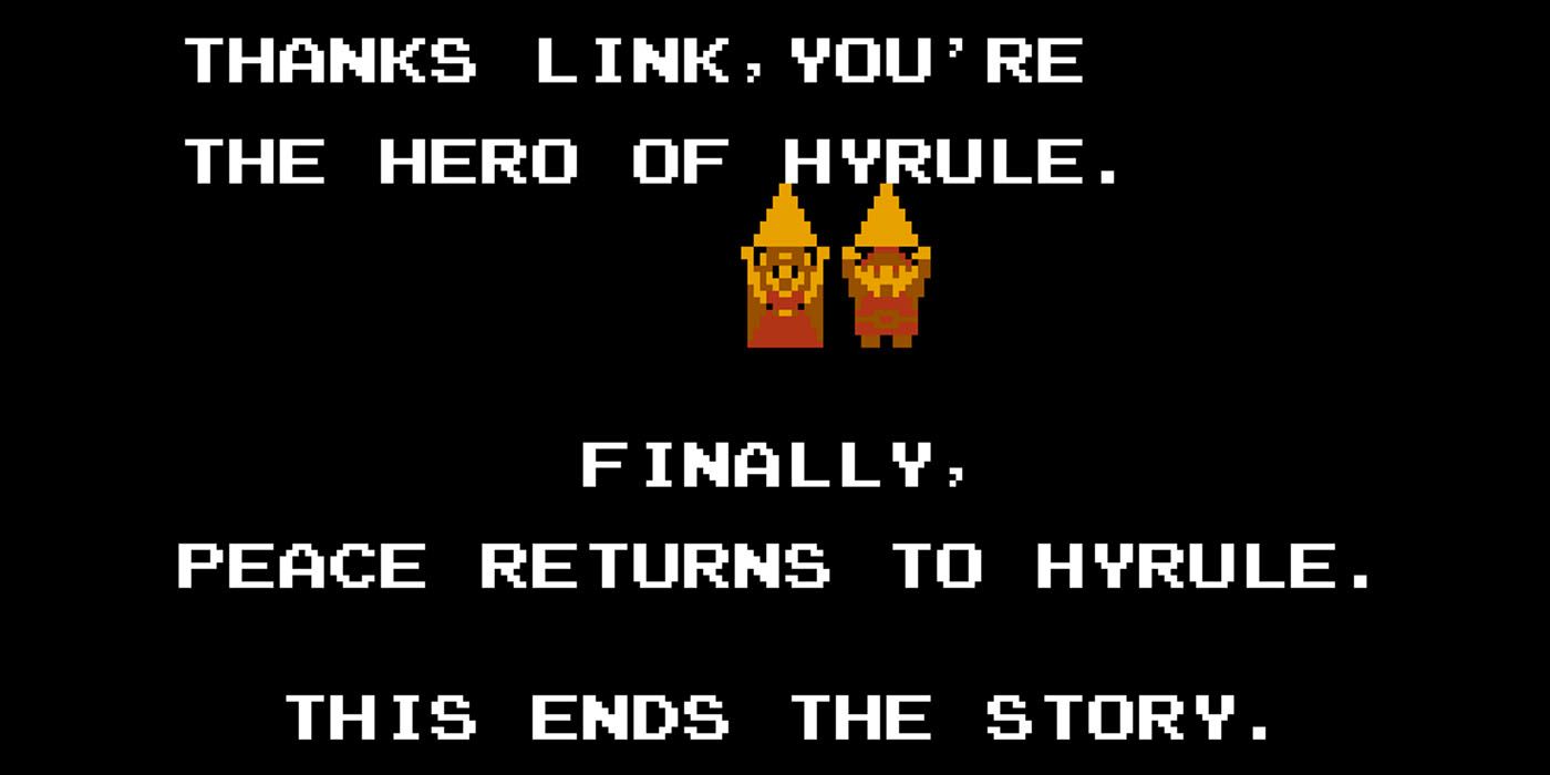 Zelda 1 Ending NES