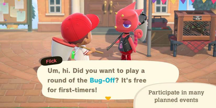 animal crossing flick bug off