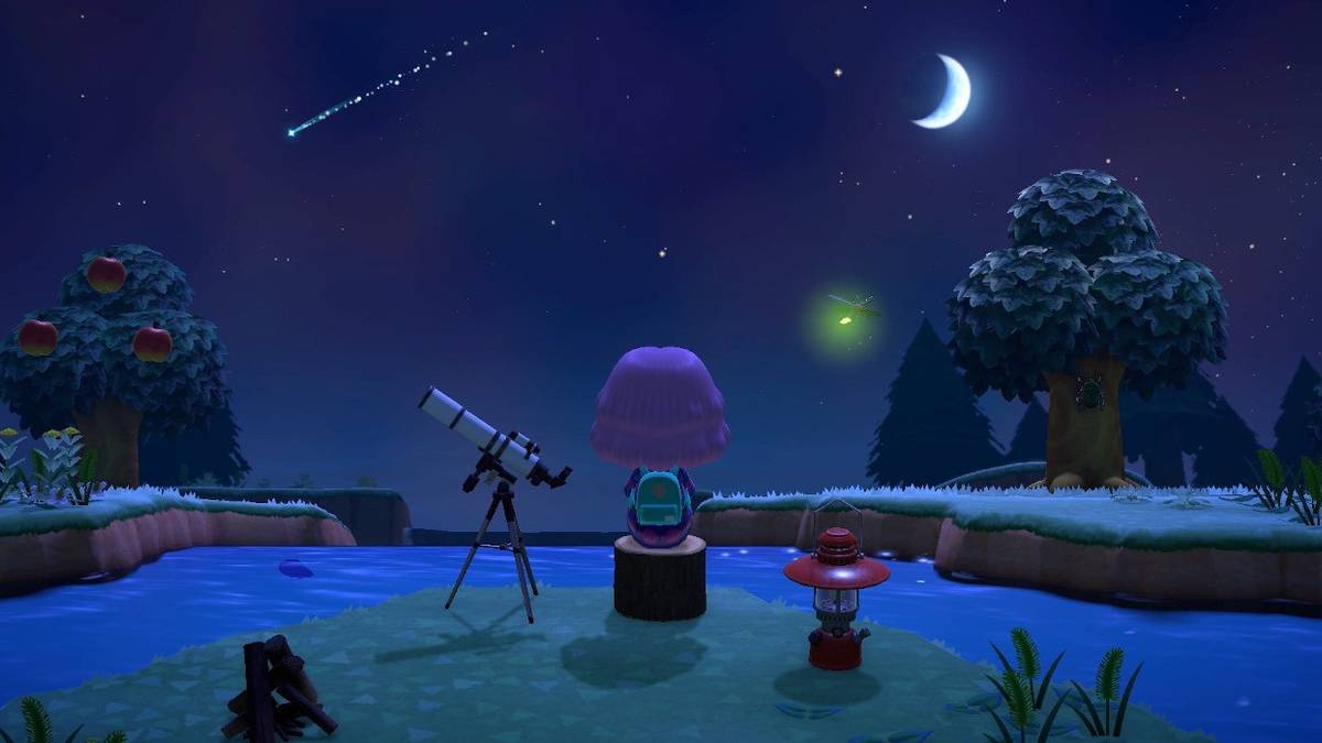animal crossing new horizons shooting stars
