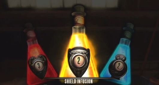 bioshock infinite hovering over shield infusion