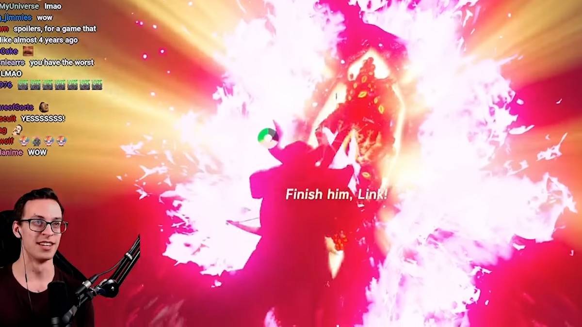 pointed crow beating ganon