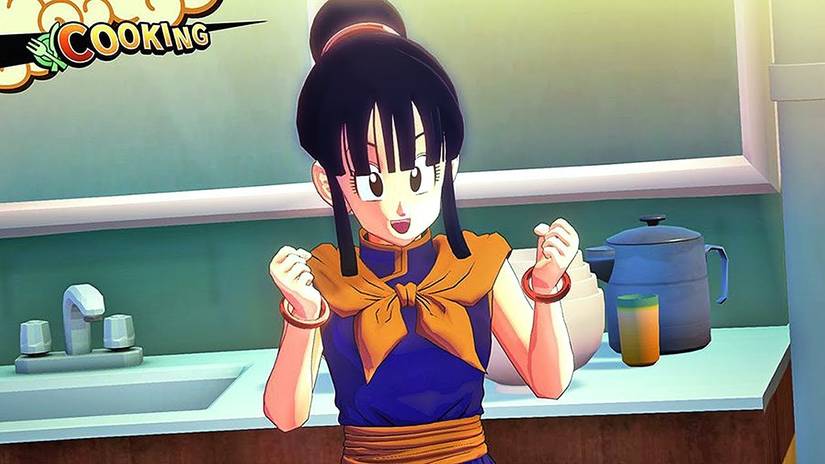 Chi-Chi Dragon Ball Z: Kakarot Cooking Menu Wide