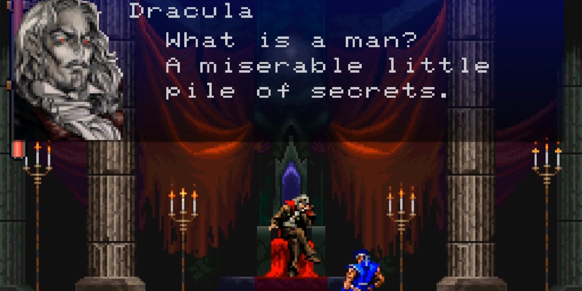 richter facing off with dracula