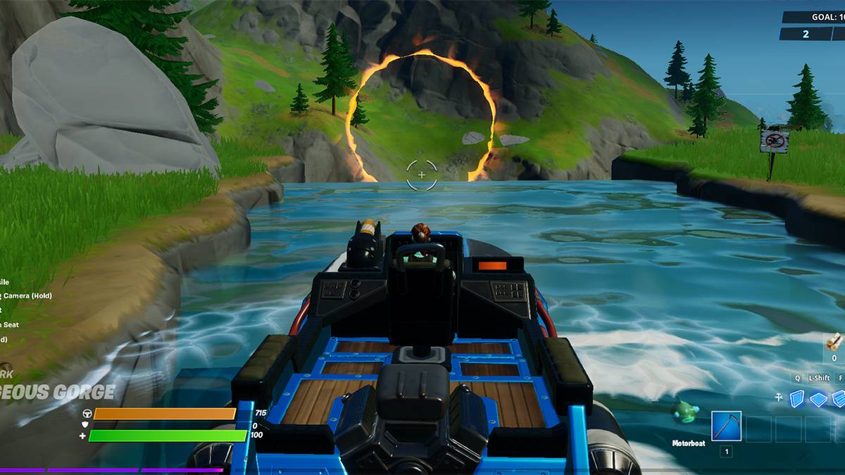 Motorboat in Fortnite