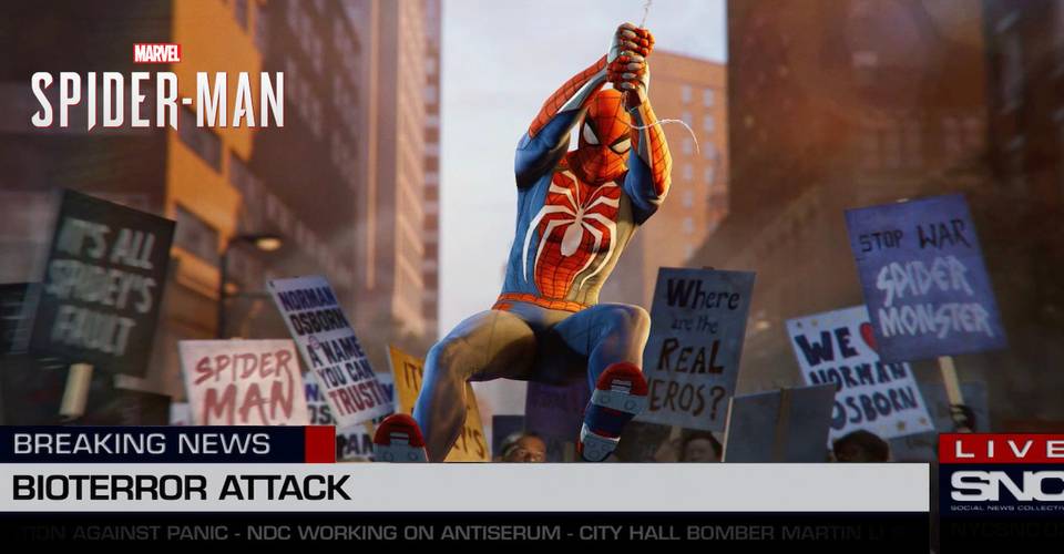 Gamers Draw Comparisons Between Spider Man Ps4 And Coronavirus