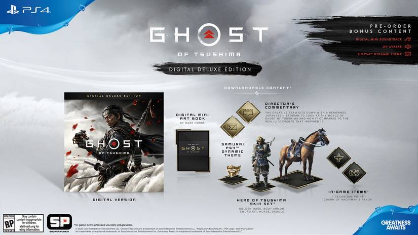 ghost of tsushima editions price