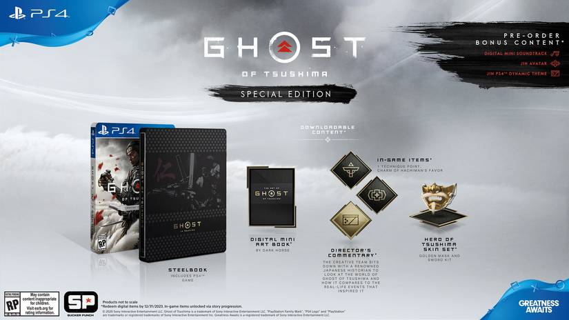 ghost of tsushima editions price