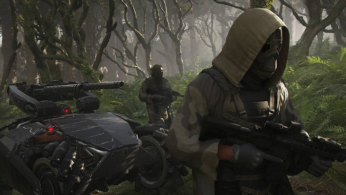 ghost recon breakpoint, playstation, tom clancy, promo screenshot, tank, soldiers