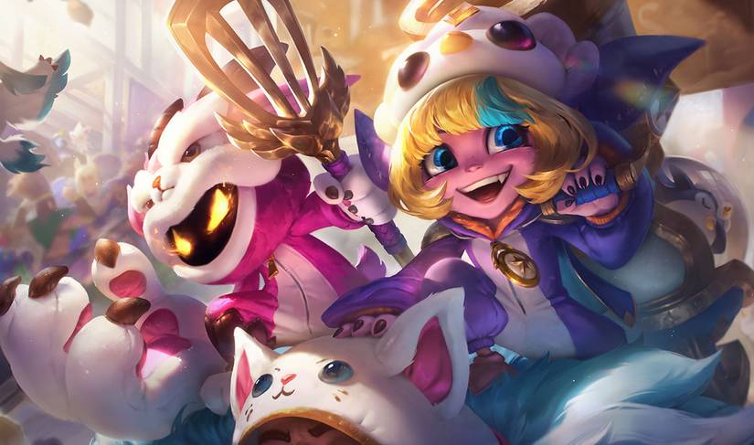 league of legends shared veigar tristana april fools splash art