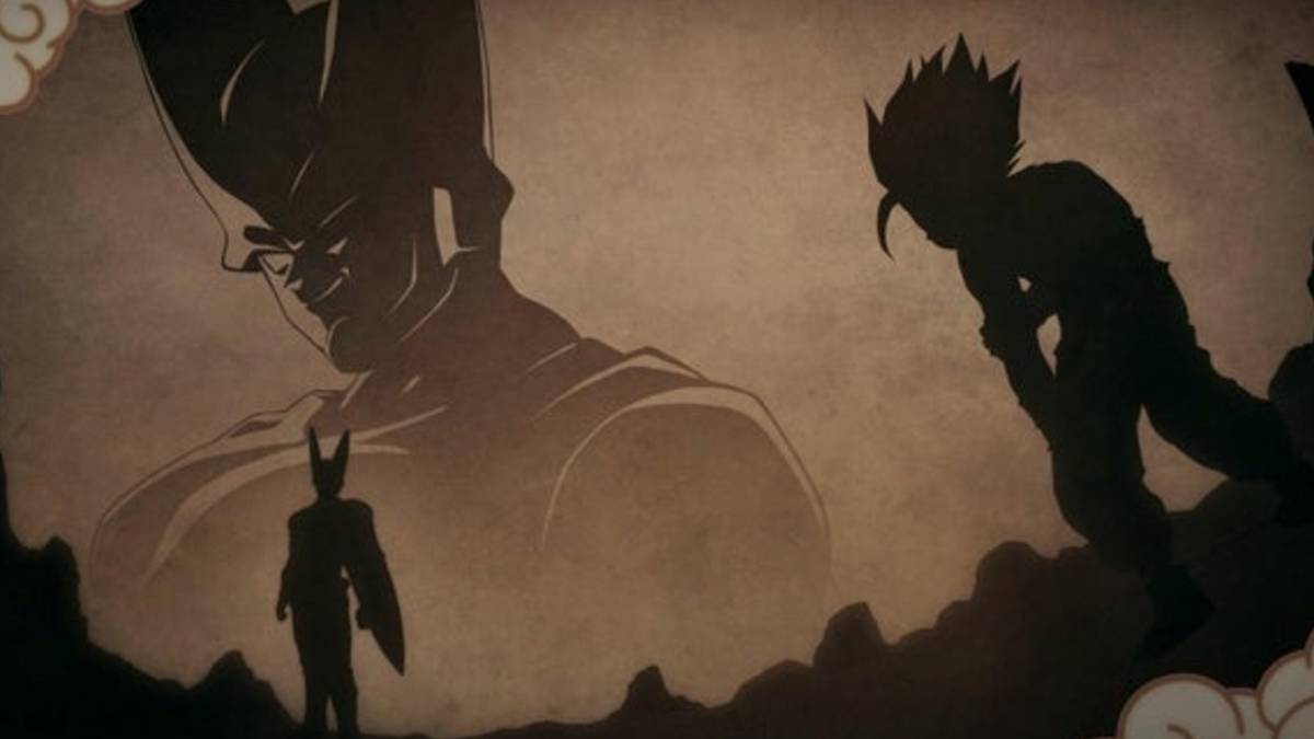 Dragon Ball Z: Kakarot Cell Saga Loading Screen Art Gohan Vs. Perfect Cell