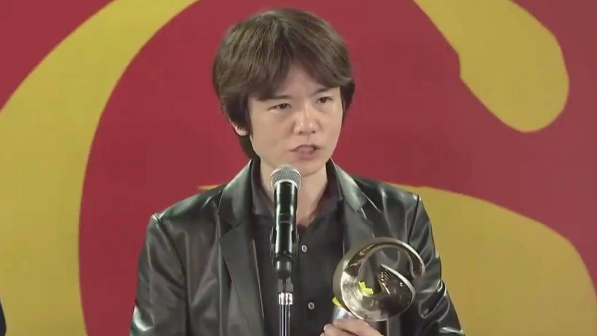 Sakurai at podeum