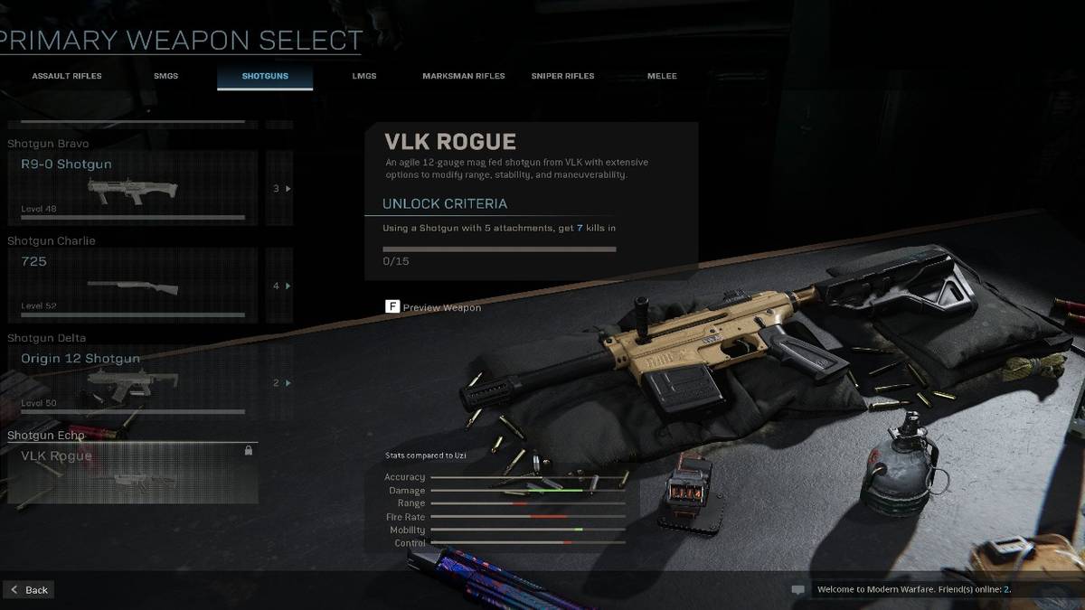 modern warfare vlk rogue loadout