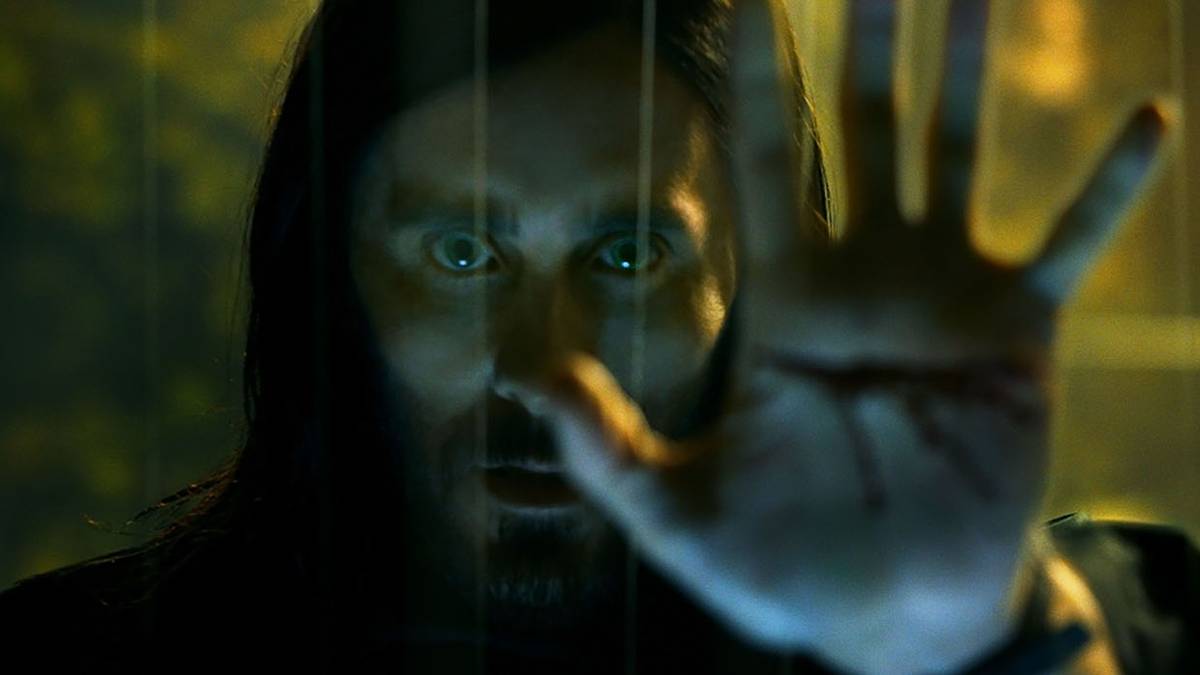 Morbius extends his palm