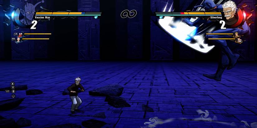 Silverfang fighting Vaccine Man