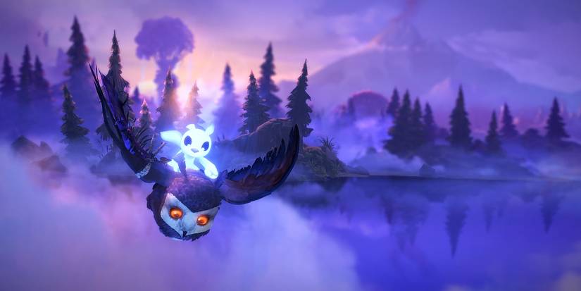 Ori and the Will of the Wisps flying