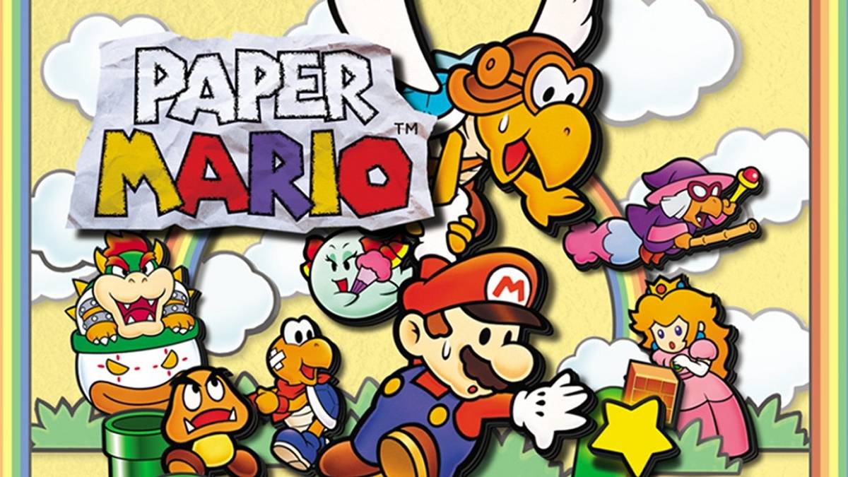 paper mario key art