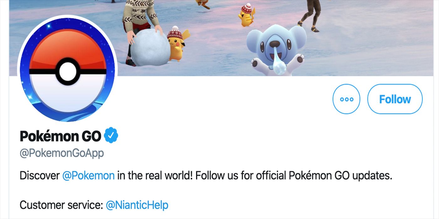 Pokemon Go Twitter bio