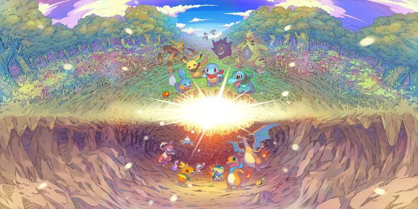 pokemon mystery dungeon dx official art/wallpaper