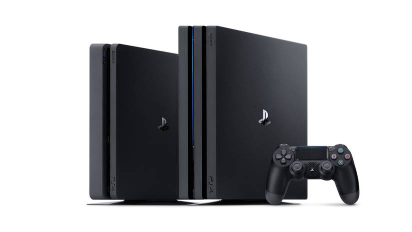 PS4 Slim PS4 Pro side by side