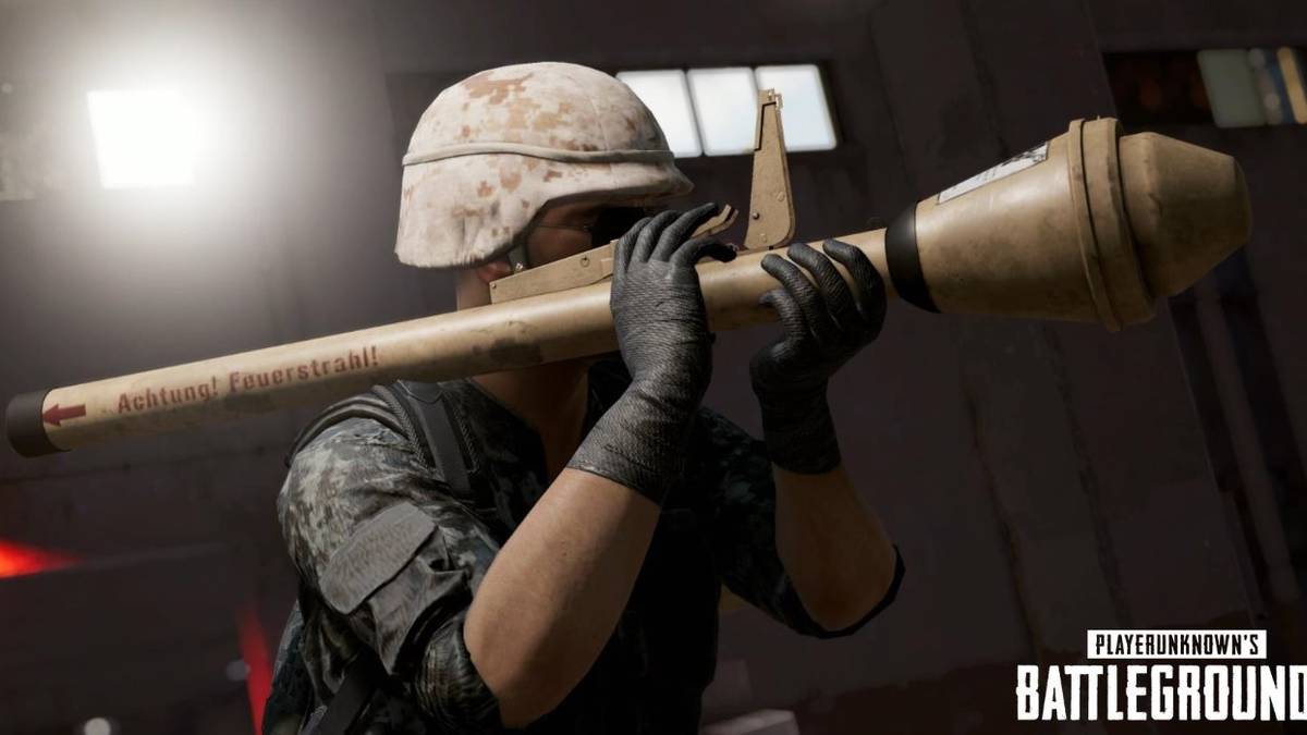 playerunknown's battlegrounds panzerfaust rocket launcher