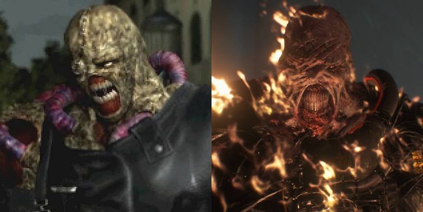 resident evil 3 nemesis comparison