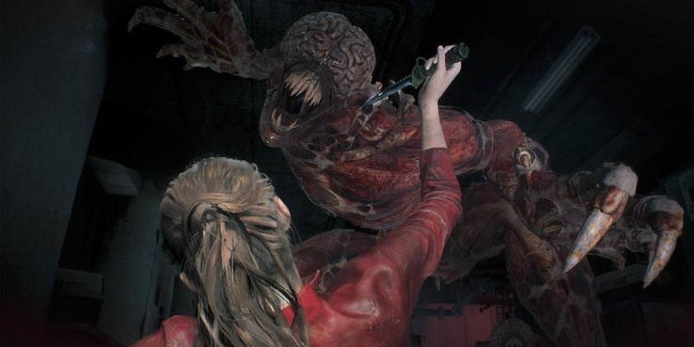 A Licker in Resident Evil 2
