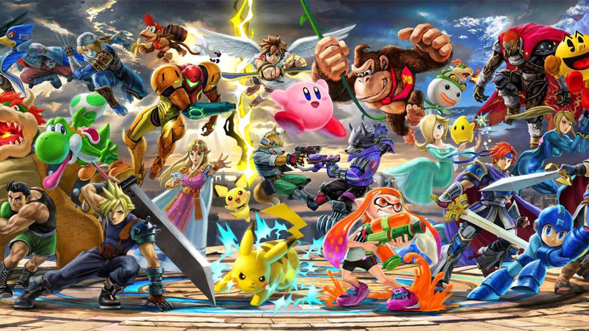 smash ultimate roster art