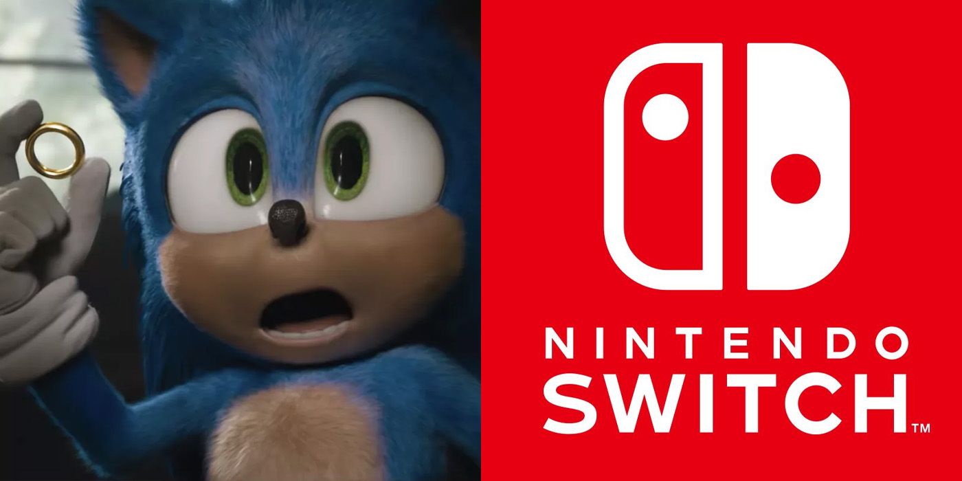 sonic movie switch games