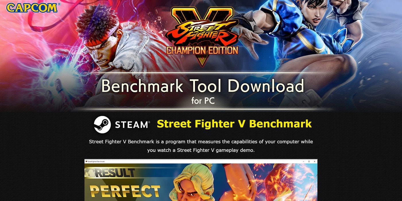 Street Fighter 5 Benchmark tool