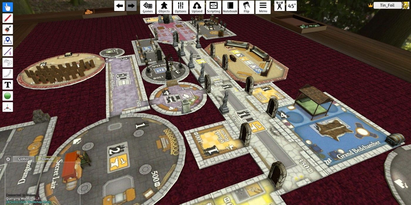 how to use tabletop simulator to play dungeons and dragons
