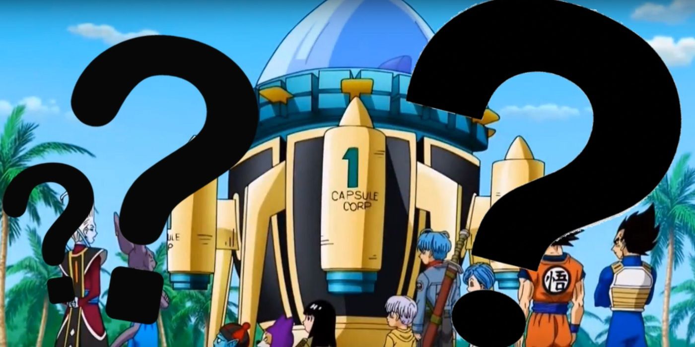 Dragon Ball Super Time Machine With Question Marks Header Image
