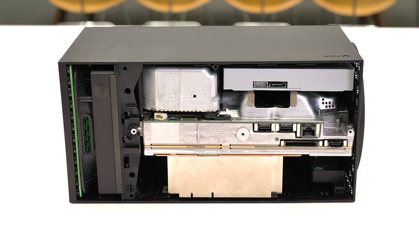 xbox series x internal hardware closeup