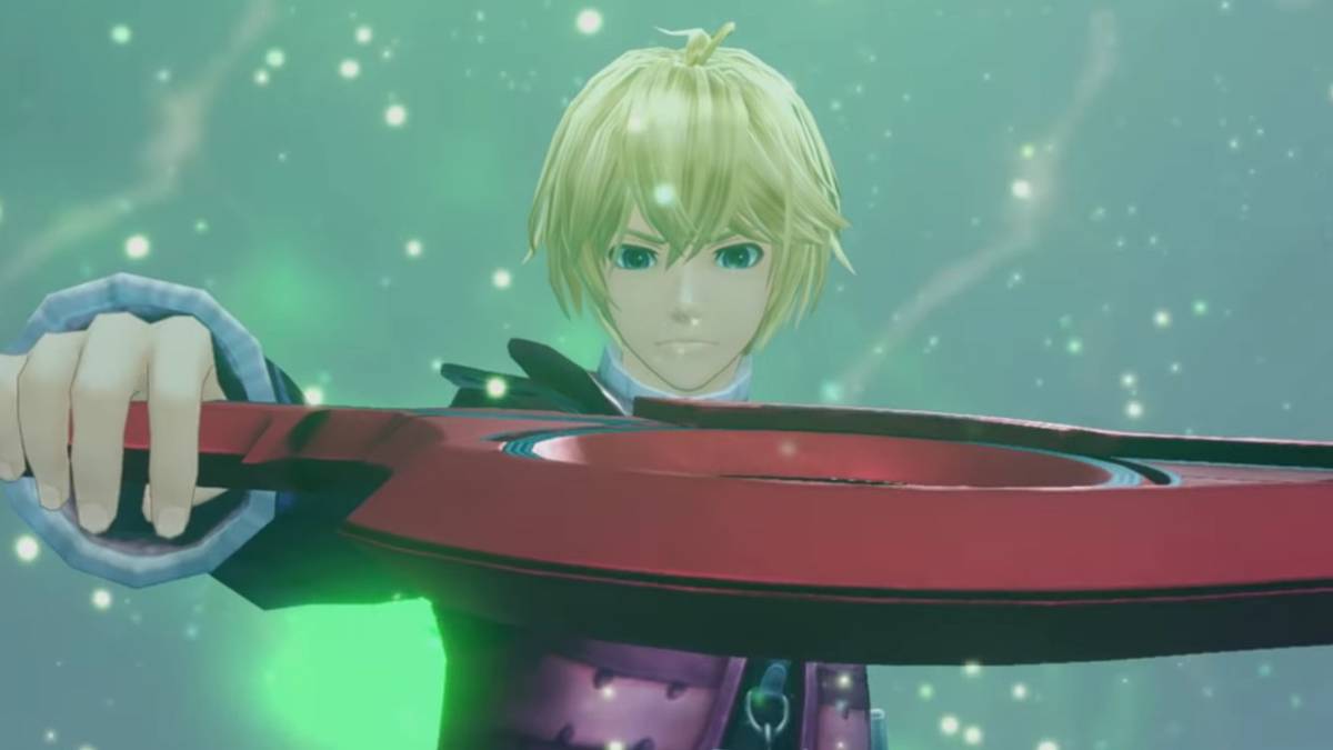xenoblade chronicles definitive edition shulk holding monado