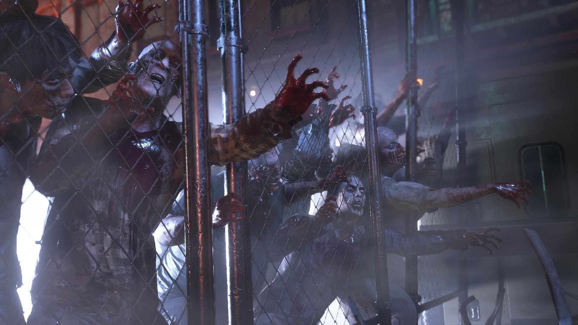 Zombies from Resident Evil 3 Remake