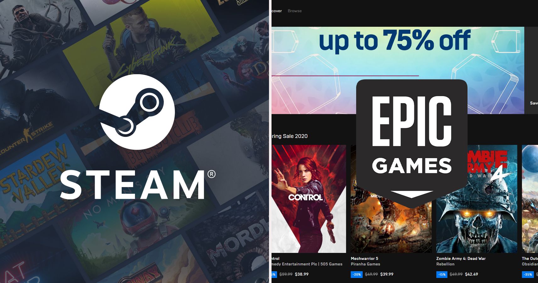 Steam vs. Epic Games Store: Which is the Better Game Launcher?