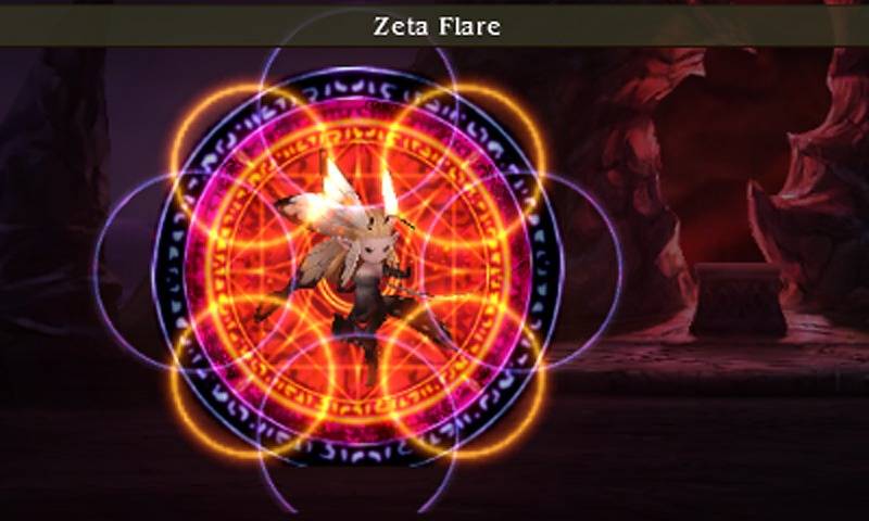 Airy Bravely Default Zeta Flare Spell