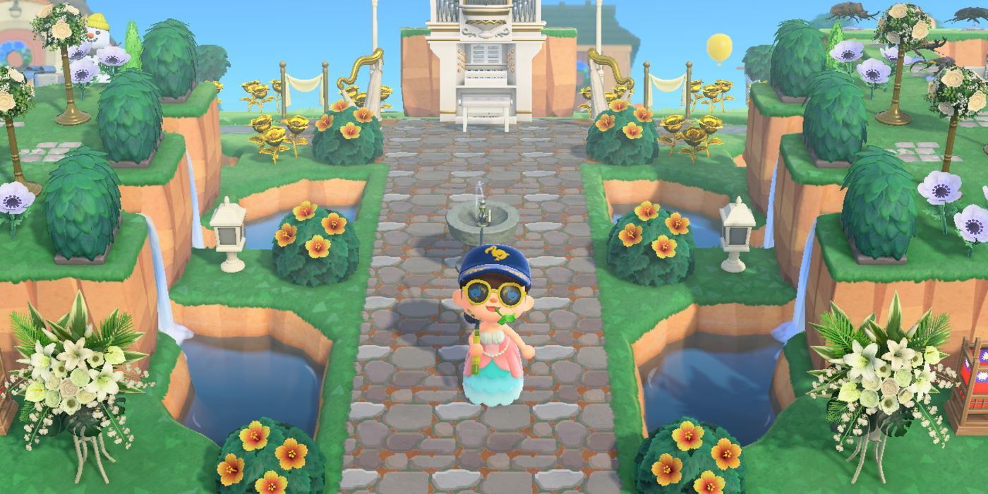 Animal Crossing New Horizons Player Island Entrance Terraforming