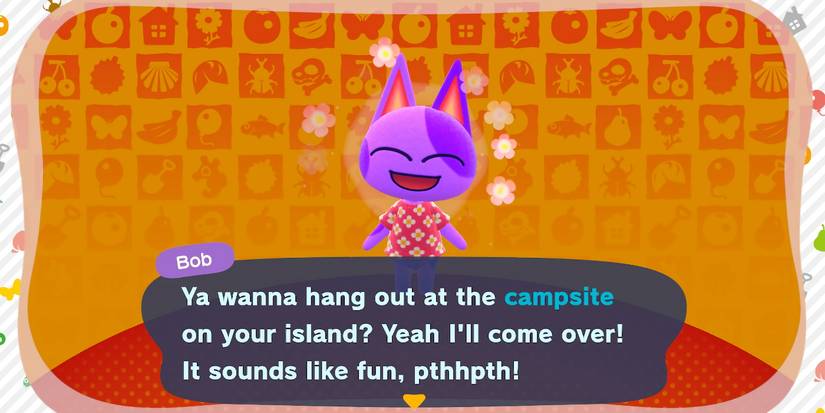 Animal Crossing New Horizons Bob Amiibo Invite