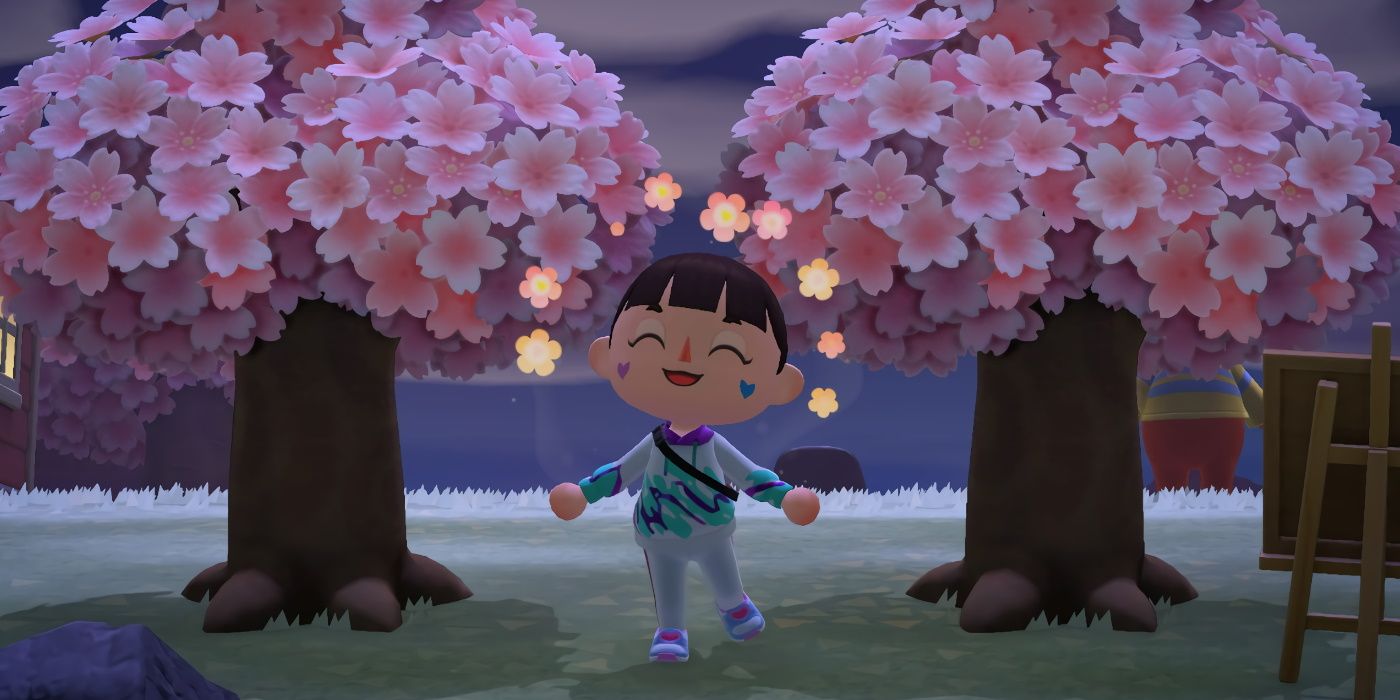 Cherry-blossom pochette, Animal Crossing (ACNH)