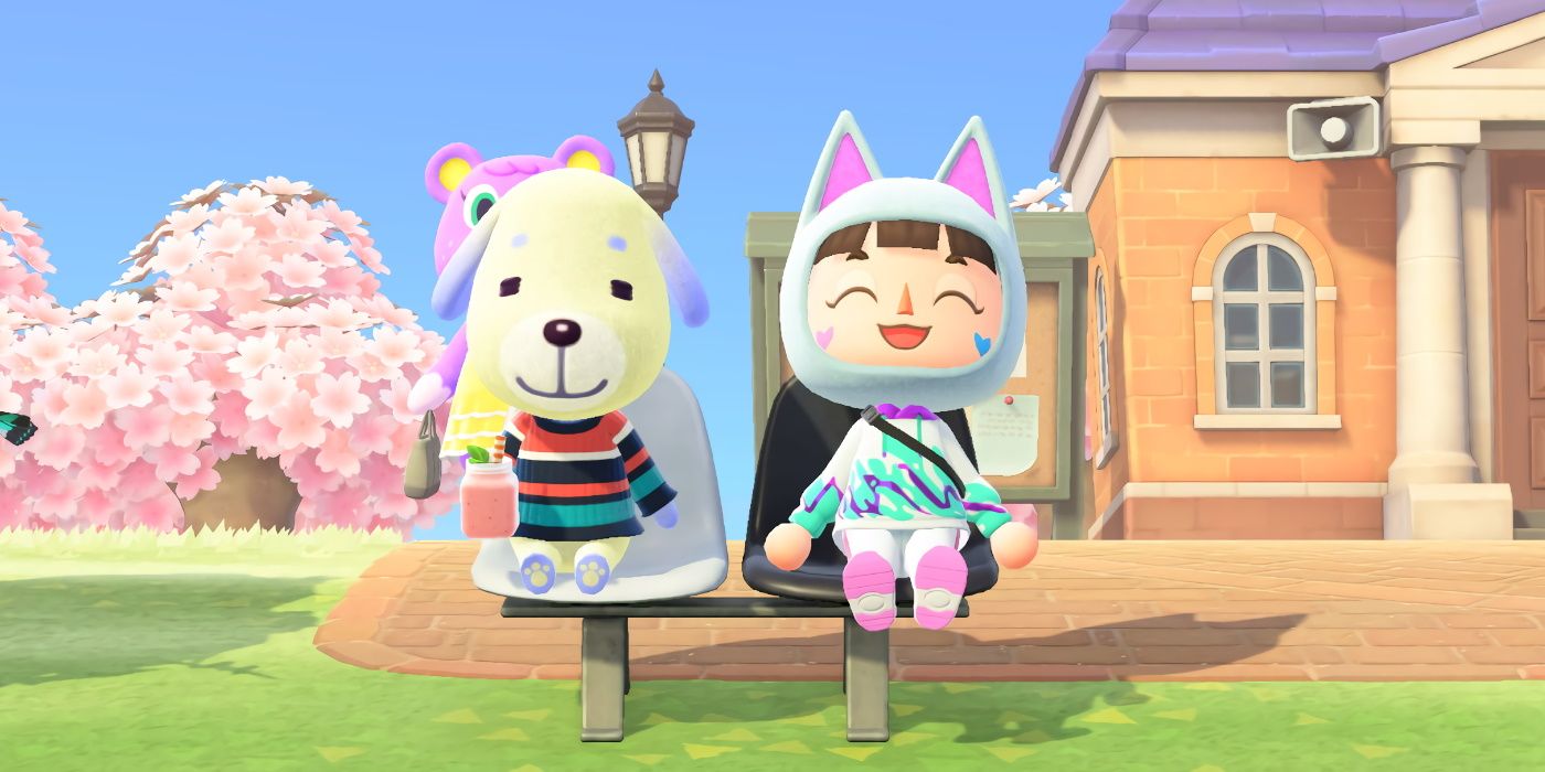 Animal Crossing New Horizons Daisy Bench