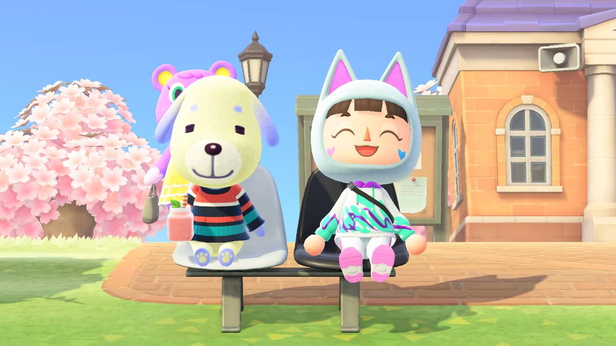 Animal Crossing New Horizons Daisy Bench