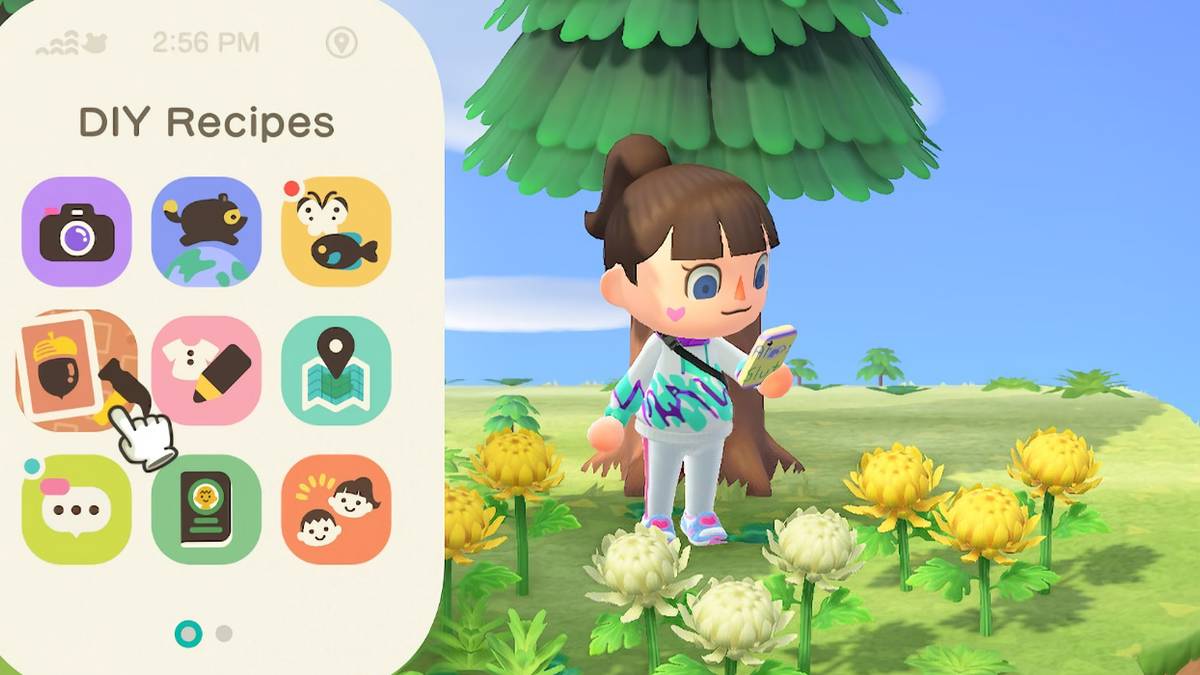 Animal Crossing New Horizons Nookphone Menu