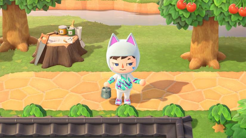 Animal Crossing Shrubs Watering