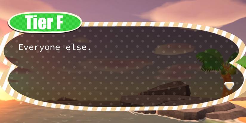 Animal Crossing Villager Tier List