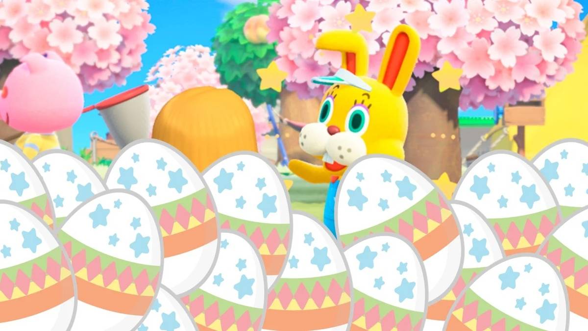 Animal Crossing: New Horizons Bunny Day Event Eggs Zipper