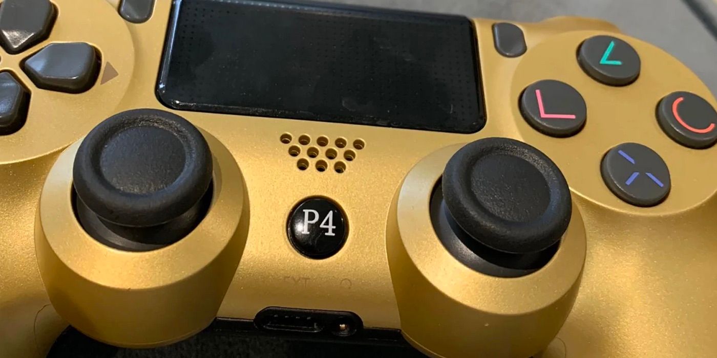 Bootlegged PS4 controller with 